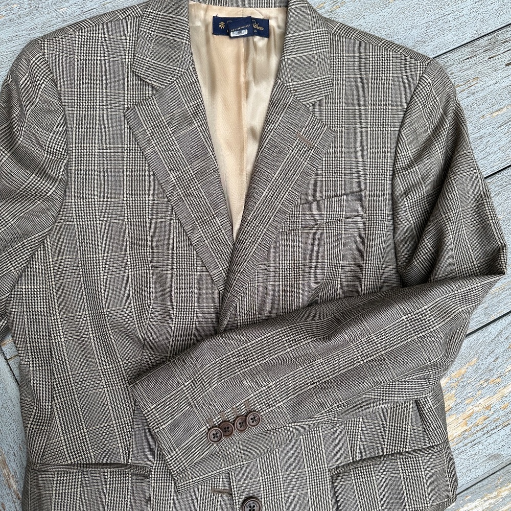 Glen Plaid Blazer